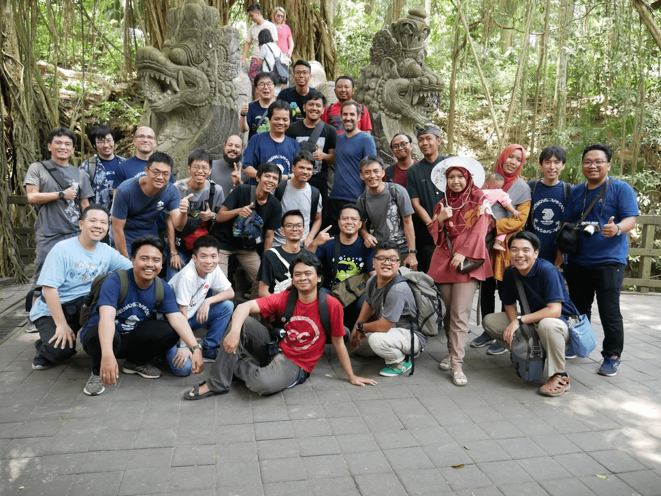 at Monkey Forest